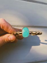Load image into Gallery viewer, Kingsman Turquoise Stamped Bangle - #002