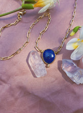 Load image into Gallery viewer, Lapis Paperclip Chain