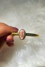 Load image into Gallery viewer, Mexican Opal Stamped Bangle - #004