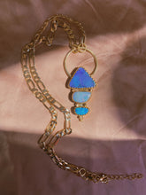 Load image into Gallery viewer, The Portal Chain - Mojave Turquoise + Australian Opal