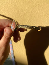 Load image into Gallery viewer, Cantera Opal Stamped Bangle - #006