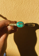 Load image into Gallery viewer, Hubei Turquoise Stamped Bangle - #001