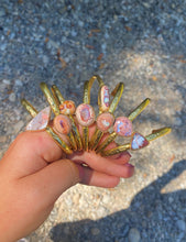 Load image into Gallery viewer, Mexican Opal Stamped Bangle - #001