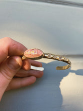 Load image into Gallery viewer, Cantera Opal Stamped Bangle - #002