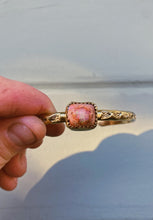 Load image into Gallery viewer, Cantera Opal Stamped Bangle - #004