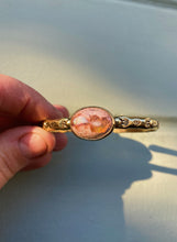 Load image into Gallery viewer, Cantera Opal Stamped Bangle - #001