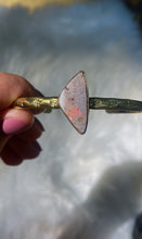 Load image into Gallery viewer, Mexican Opal Stamped Bangle - #001