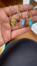 Load image into Gallery viewer, The Stargazer Necklace - Australian Opal 001