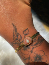Load image into Gallery viewer, Mexican Opal Stamped Bangle - #007