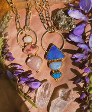 Load image into Gallery viewer, The Portal Chain - Mojave Turquoise + Australian Opal