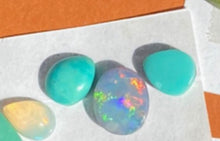 Load image into Gallery viewer, The Bloom Lariat 004 - Australian Opal + Kingman Turquoise