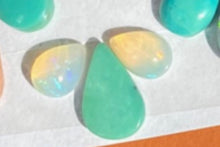 Load image into Gallery viewer, The Bloom Lariat 003 - Kingman Turquoise + Ethiopian Opal