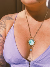 Load image into Gallery viewer, Larimar + Australian Opal Necklace
