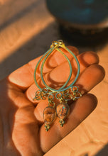 Load image into Gallery viewer, Cantera Opal Dottie Drop Hoops
