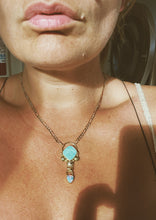 Load image into Gallery viewer, White Water Turquoise + Australian Opal 002
