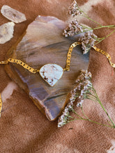 Load image into Gallery viewer, Stone + Starburst Chain - White Buffalo Turquoise
