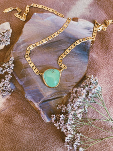 Stone + Starburst Chain - Green Kingsman Turquoise