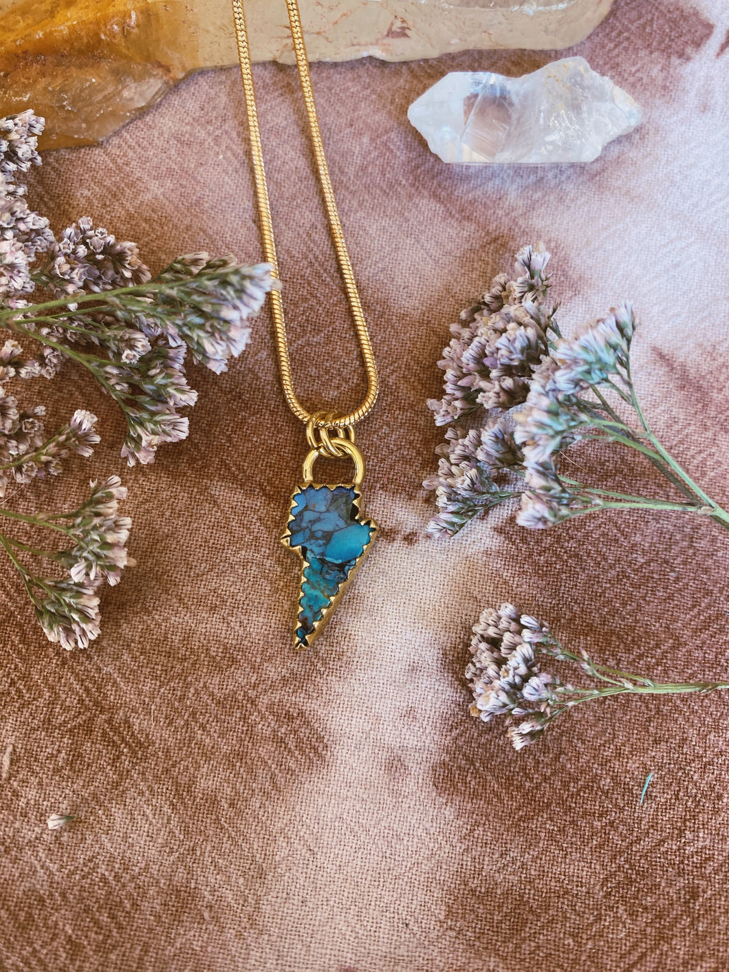 Mojave Turquoise Bolt Snake Chain