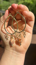 Load image into Gallery viewer, Cantera Opal Dottie Drop Hoops
