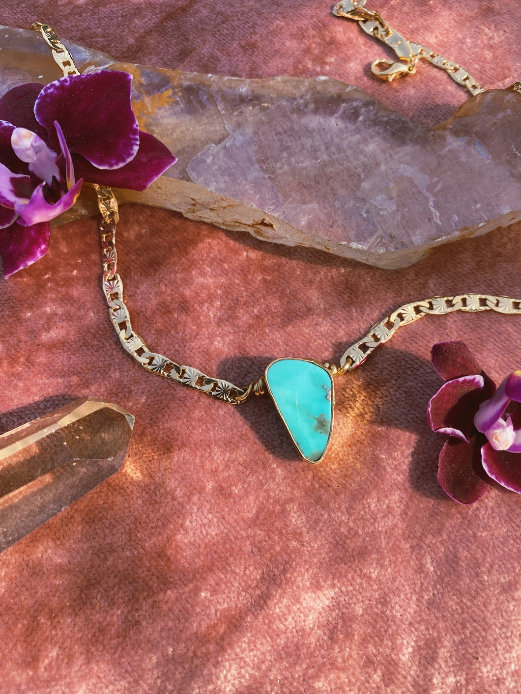 The Starburst Chain - Kingman Turquoise