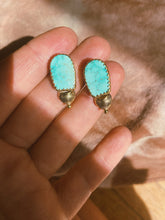 Load image into Gallery viewer, White Water Turquoise Studs
