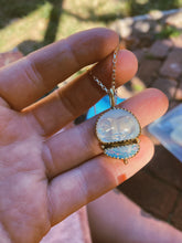 Load image into Gallery viewer, The Moon Maiden Necklace - Australian Opal  + Box Chain
