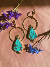 Load image into Gallery viewer, Spiderweb Turquoise Earrings
