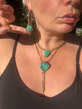 Load image into Gallery viewer, Kingman Turquoise Cuban Link Chain
