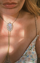 Load image into Gallery viewer, Boulder Opal Stamped Bolo
