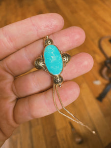 Bold as Love Lariat - White Water Turquoise