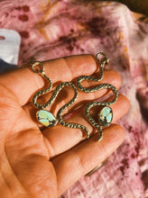 Load image into Gallery viewer, Hubei Turquoise Snake Earrings
