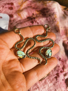 Hubei Turquoise Snake Earrings