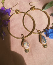 Load image into Gallery viewer, Cantera Opal Hoops
