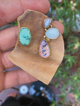 Load image into Gallery viewer, Ear Crawler Set - Cantera Opal, Mother of Pearl, Carico Lake Turquoise
