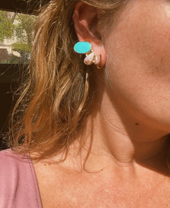 Ear Crawler Set - Australian + Cantera Opal, Mother of Pearl, Kingsman Turquoise