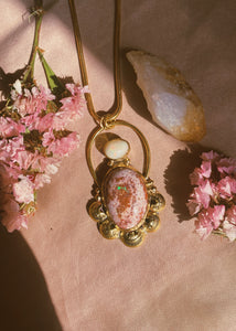 Ethiopian + Cantera Opal Necklace
