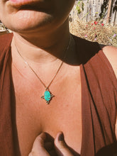 Load image into Gallery viewer, Kingman Turquoise Dotted Necklace
