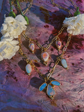 Load image into Gallery viewer, Australian Opal Bloom Charm Necklace
