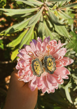 Load image into Gallery viewer, Turquoise Stamped Earrings
