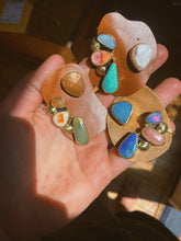 Load image into Gallery viewer, Ear Crawler Set 2 - Australian Opal, Cantera Opal, Pink Jade +  Purple Mojave Turquoise
