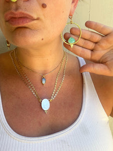 Mother of Pearl Starburst Layer Chain