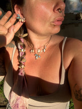 Load image into Gallery viewer, Australian Opal Bloom Charm Necklace
