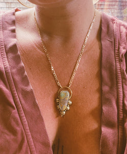 Iron Maiden Turquoise Necklace