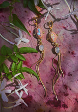 Load image into Gallery viewer, Cantera Opal + Faceted Moonstone Duster Drop
