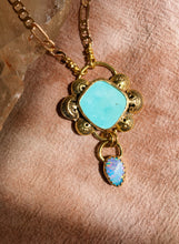 Load image into Gallery viewer, White Water Turquoise + Australian Opal 001
