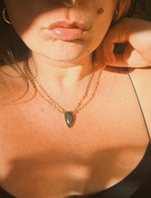 Load image into Gallery viewer, Golden Obsidian Double Sunburst Chain
