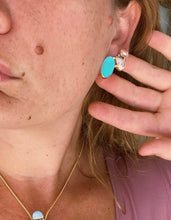 Load image into Gallery viewer, Ear Crawler Set - Cantera Opal + Kingsman Turquoise
