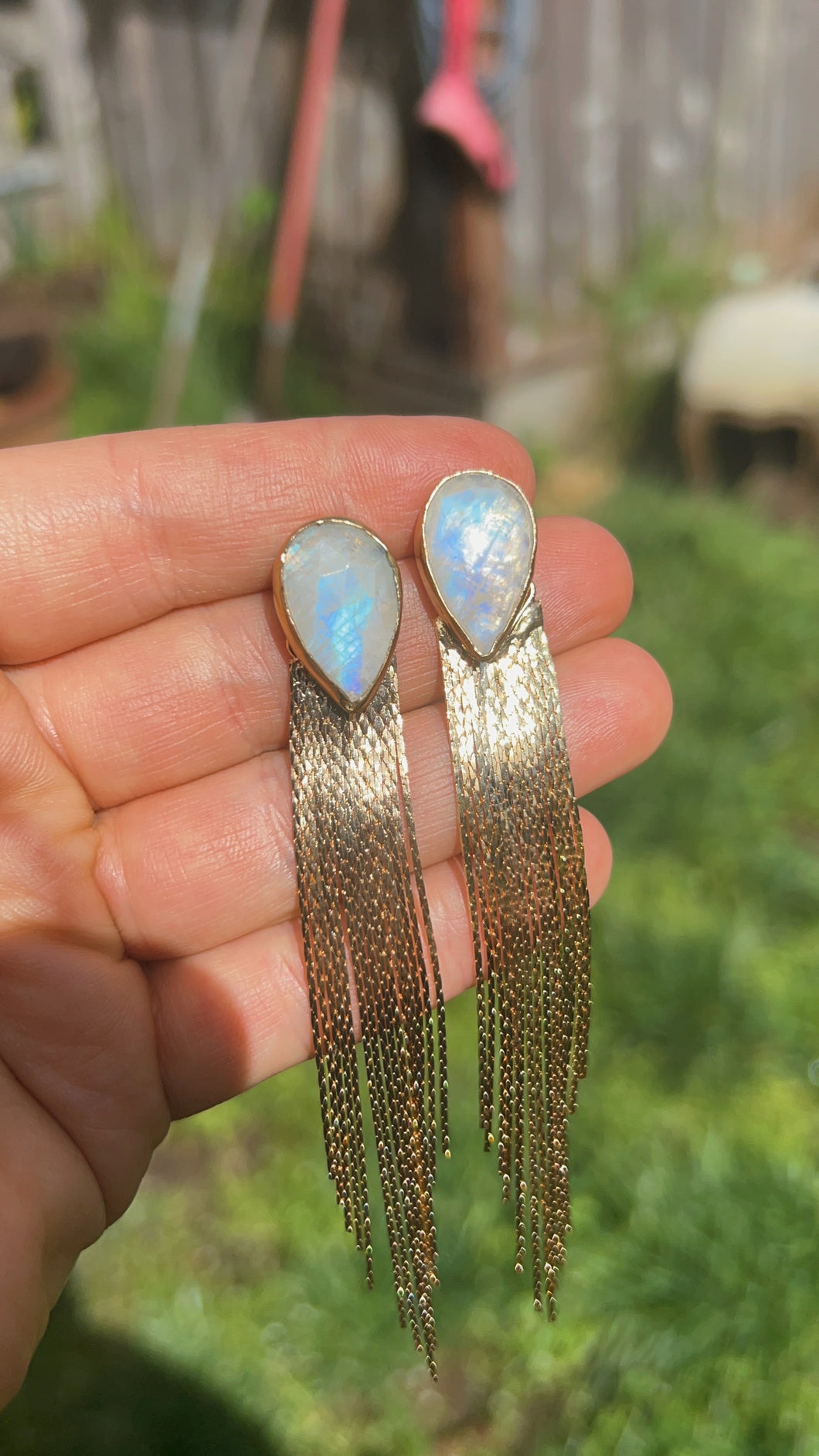 Faceted Moonstone Duo Dusters