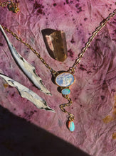 Load image into Gallery viewer, Australian Opal Moon Lariat
