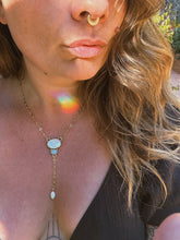 Load image into Gallery viewer, Australian Opal Moon Lariat
